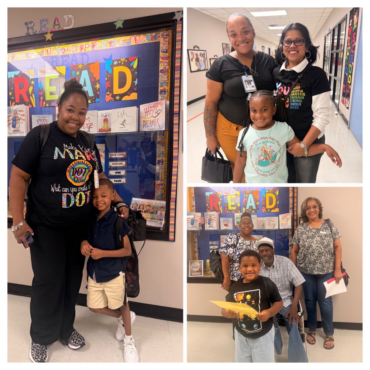 ShirlsChowRam's tweet photo. The little beings who walk into my library & brighten my day @ReeceAcademy 🙏🏽📚✨ These are the moments that remind me why I love being a librarian! Sometimes I get a bonus - beautiful parents & grandparents #LoudLibrarian #ChooseAldine #EveryStarMatters @AldineISD @Primary_AISD  @A@Aldine_FACE @aldinelibraries