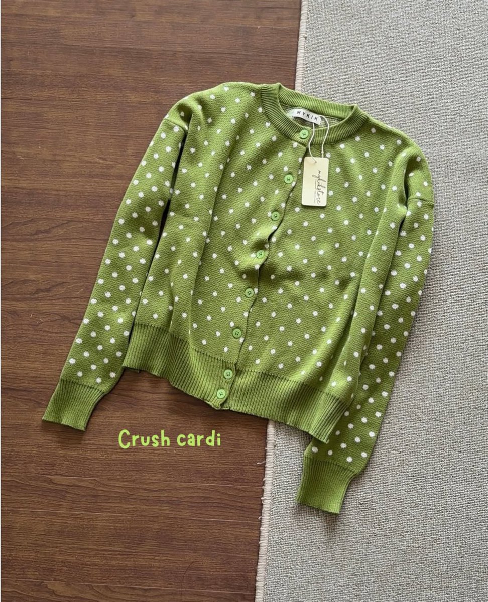 mosaiqt's tweet photo. crush cardi (avocado)
https://t.co/mvb5LYVJh5

miyuu smocked ruffle (chocodot)
https://t.co/Fr8lHWG4jR https://t.co/egK27FwN5U