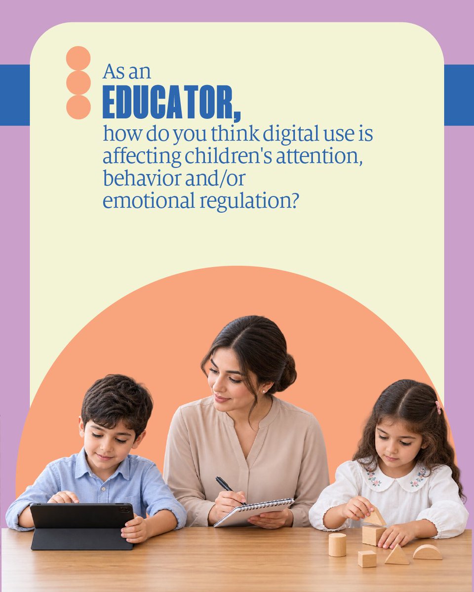 wed_movement's tweet photo. In a fast-changing digital world, asking the right questions is not a pause in progress, it’s how we move forward responsibly.

When caregivers, educators, and experts take time to reflect, they better understand what children need and how to support them. https://t.co/wvuvAtiJOG