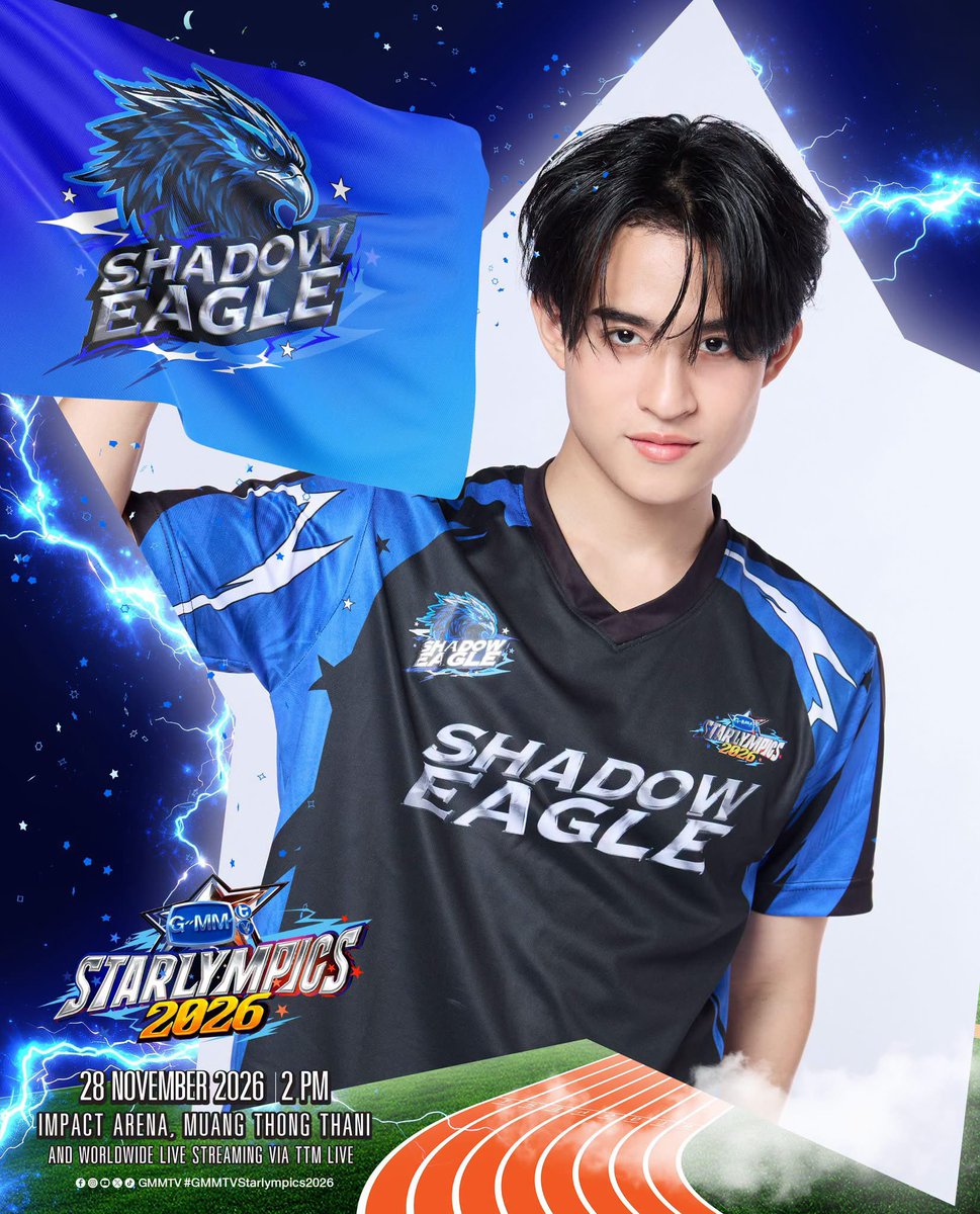 BarcodetinTrend's tweet photo. รอมาเจอบาร์โค้ด Shadow Eagle (23) 🦅 🔵 กันนะค�� เตรียมตัวกันให้พร้อม 🏎️🤟🏻

🏆GMMTV STARLYMPICS 2026

🗓 SATURDAY, 28 NOV 2026 📍 Impact Arena

#barcodetin 
#GMMTVStarlympics2026 https://t.co/YeVwZWU7x0