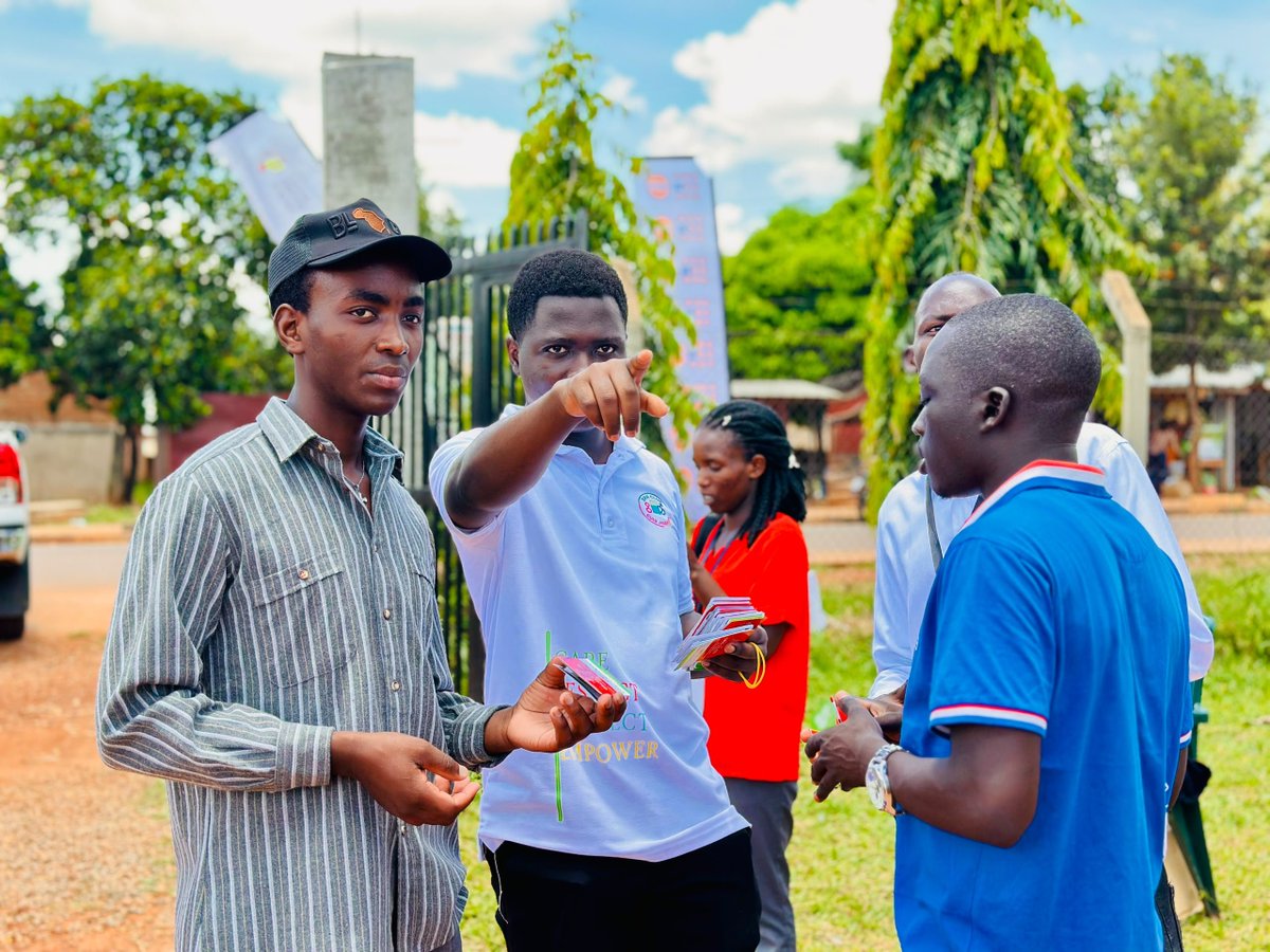 FelixAsingya's tweet photo. Spreading the Gospel of Sexual Reproductive Health, fight against harmful practices like Sexual harassment, Gender-Based Violence and female genital Mutilation among others at the @GuluVarsity Freshers Ball 2026, under the UNFPA-BACKED SRHR Flash Mob and walk in. 

Happening today at the Gulu University Main Pitch. 
We need to equip Freshers and continuing students with this vital information. 

Awareness and advocacy for the end of sexual harassment and Gender-Based Violence is requires interdisciplinary efforts

#SRHR #UNFPA #safespaces