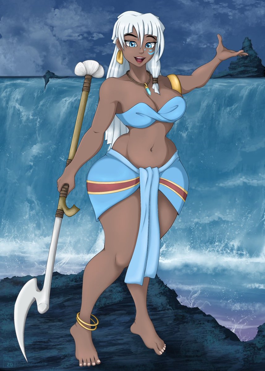 Blu_Z0's tweet photo. Helga and Kida
Atlantis is a fun movie, still recommend it. https://t.co/GhqHQeU4Cx