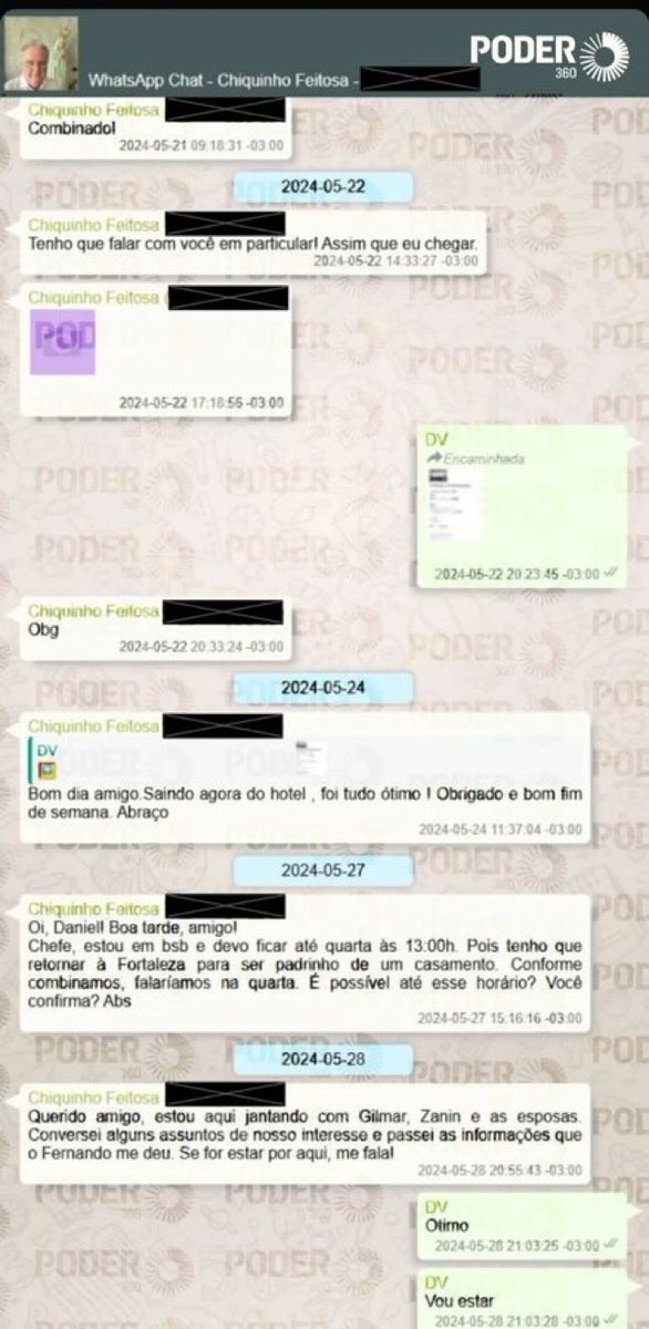 NewsLiberdade's tweet photo. 🚨URGENTE - Vaza mensagens onde pobista diz ter tratado sobre o Banco Master com Zanin https://t.co/dK43Fh3FUd