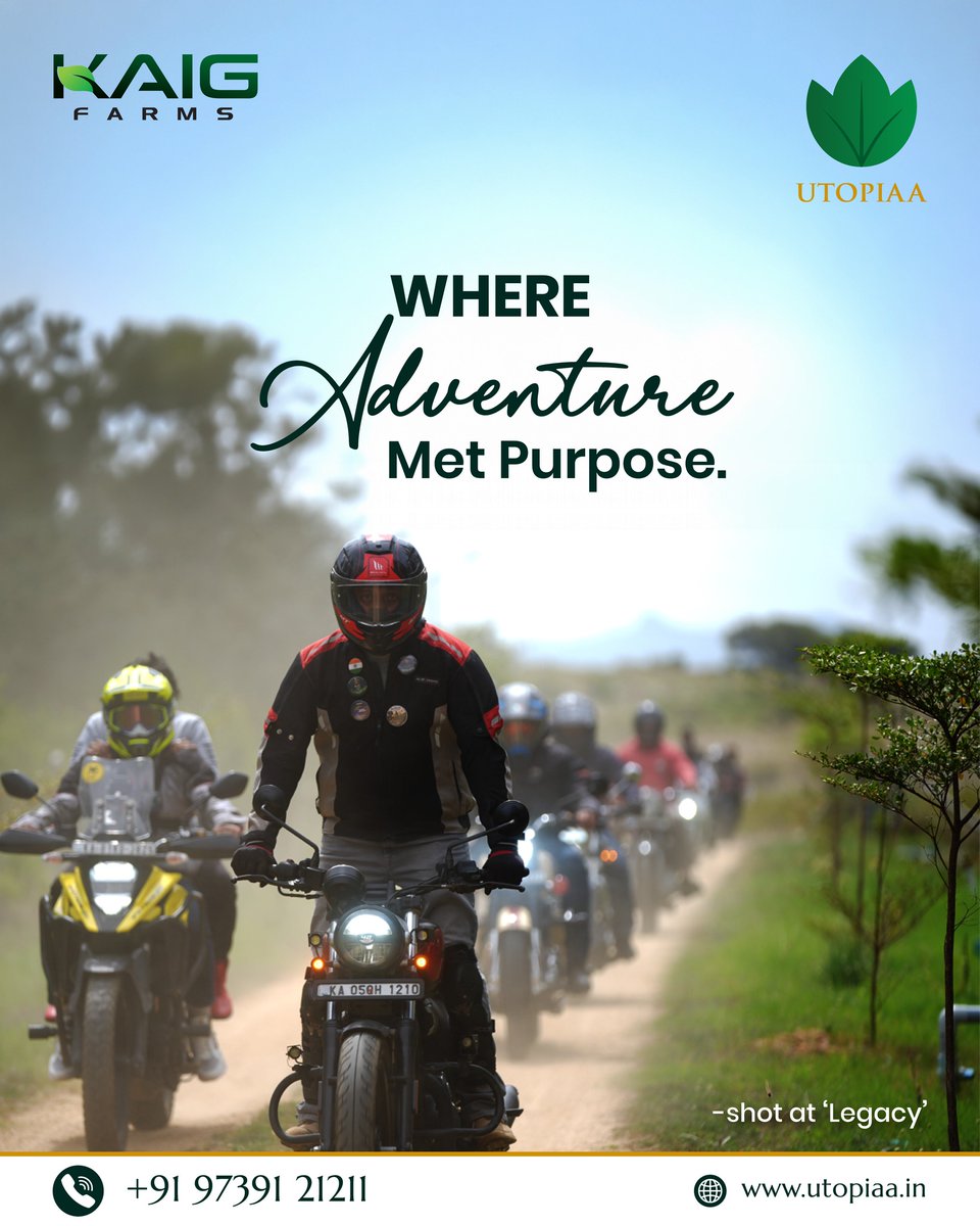 RustyLebeouf's tweet photo. When UTOPIAA meets KAIG FARMS, adventure finds its place. From off-road trails to unforgettable moments with family and friends, Legacy brings nature, adventure, and purpose together. Creating spaces where every visit becomes a memory. https://t.co/PeOSFhHa3p