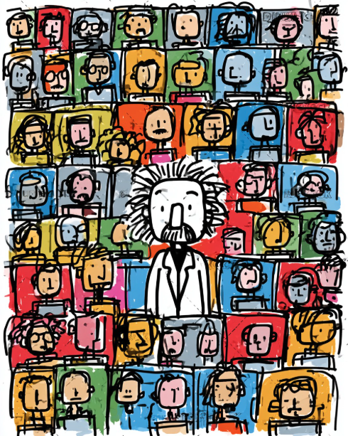 AlbertEinstein's tweet photo. Fan art Friday! https://t.co/ZH6E2pqFzv https://t.co/4akLFmi8MN