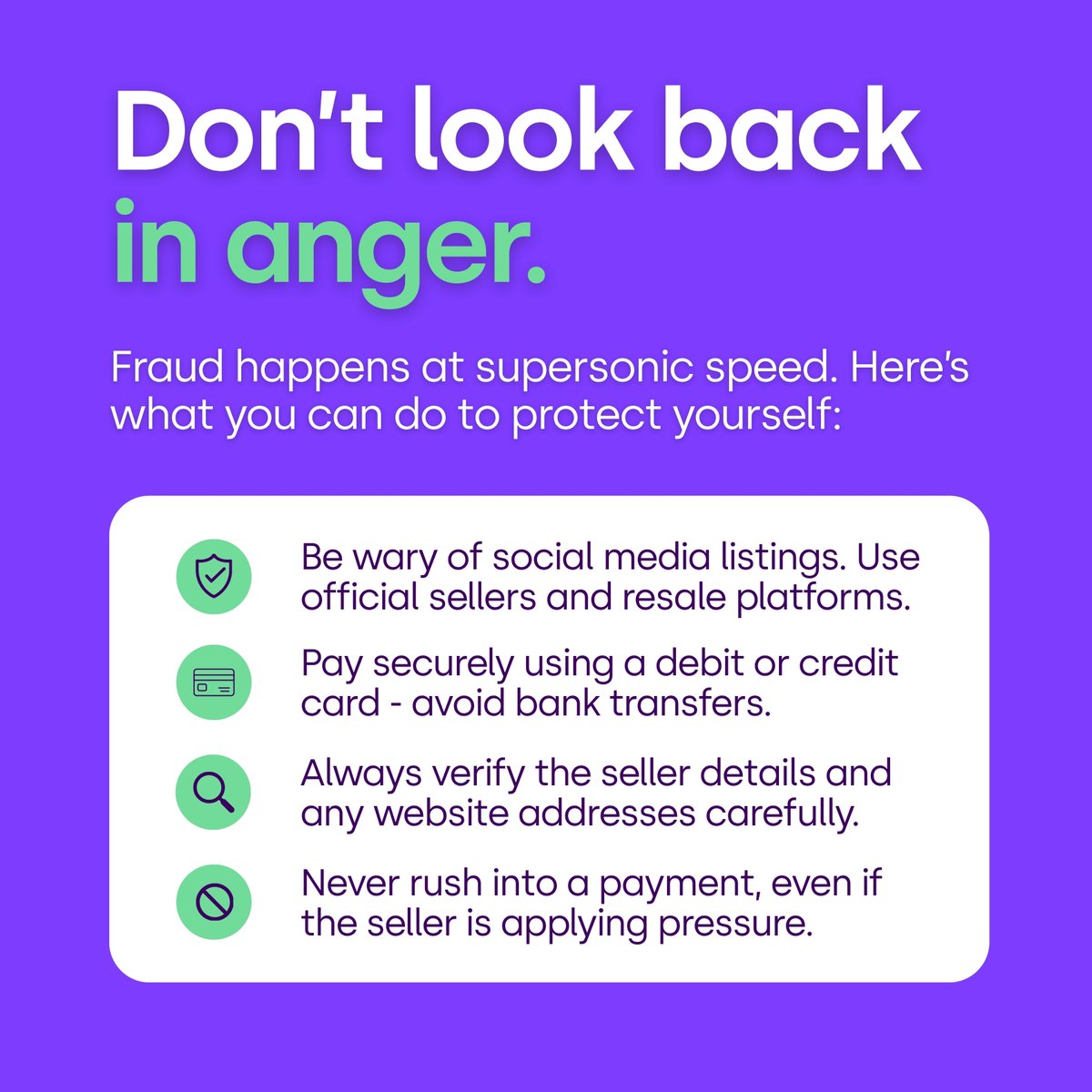 _Novuna's tweet photo. Some might say it’s a bargain. We’d say check it’s genuine 👀

Today is gonna be the day you buy those Oasis tickets. Don't let a ticket scam spoil it.

Visit our Fraud &amp; Security Centre for more information about how you can spot and report scams 👉 https://t.co/eIuqZnxfjx https://t.co/cF3Mpw4naI