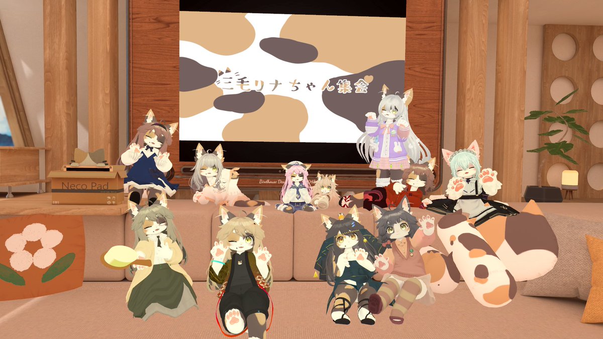 SynkaVRC's tweet photo. #三毛リナちゃん集会
終始まったりとした楽しい集会でした！ https://t.co/tuyzARSj2h