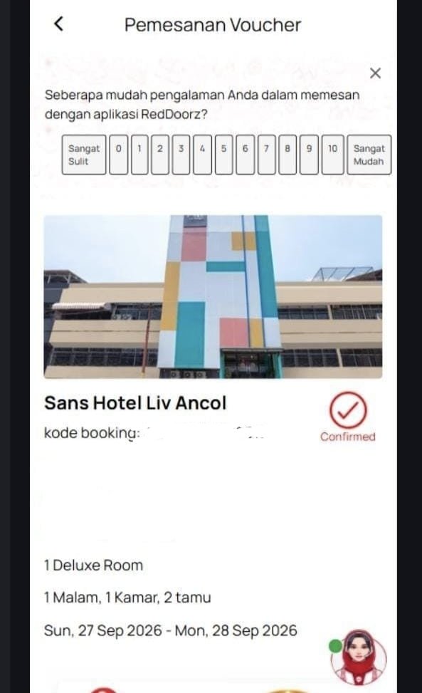 ayulattifah's tweet photo. Guys aku mau take over booking  hotel ni buat konser the weeknd di sans liv ancol buat tanggal 27-28 September 2026
Tipe room nya deluxe room yaaa.
Alasan dijual karna aku mau pindah ke hotel lain yg deket sm temenku. https://t.co/5EvcVdL7QM
