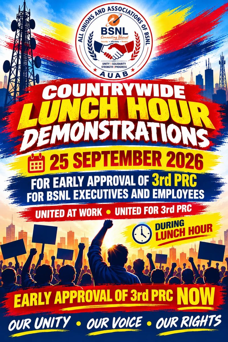 SNEARANCHI's tweet photo. Ranchi BA organised massive Lunch Hour Demonstration for 3rd PRC https://t.co/uynWtekWpZ