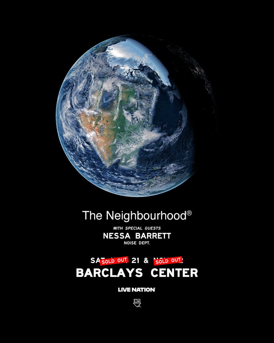 barclayscenter's tweet photo. SUPPORT ADDED! Nessa Barrett has been added as support for The Neighbourhood on November 21 &amp; 22.
🎟️: https://t.co/R0DfGNCXlI https://t.co/gv7APhRf5E