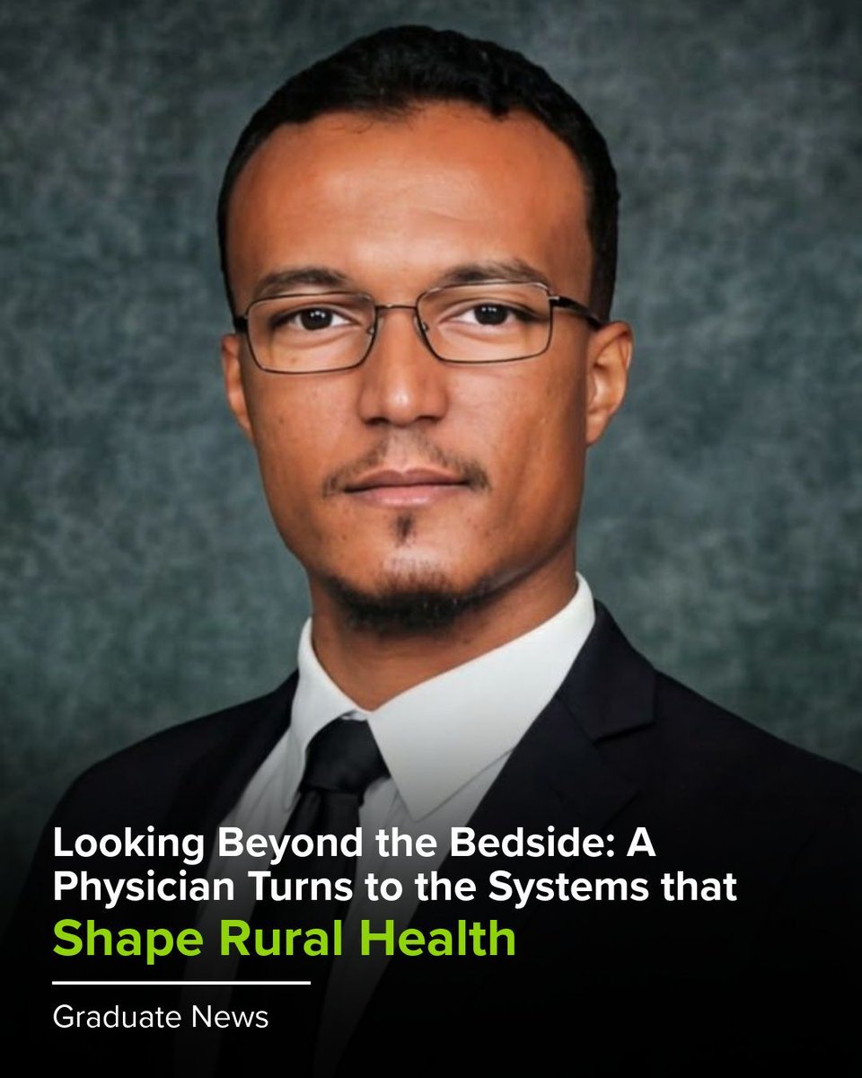 UABGradSchool's tweet photo. From physician in Libya to health services researcher at UAB, Mohammed Alzeen is working to improve healthcare systems and expand access to care. His PhD journey is driven by a passion for creating better patient outcomes beyond the exam room. Read more: https://t.co/240pyfV1cn https://t.co/fW5rQ5MPVd