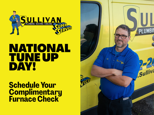 SullivanService's tweet photo. Today is National Tune-Up Day — the perfect reminder to make sure your heating system is ready for the colder months ahead.

To help you get prepared, Sullivan Super Service is offering a complimentary Furnace Check!

Call today to schedule! https://t.co/MT8EEHZpFK