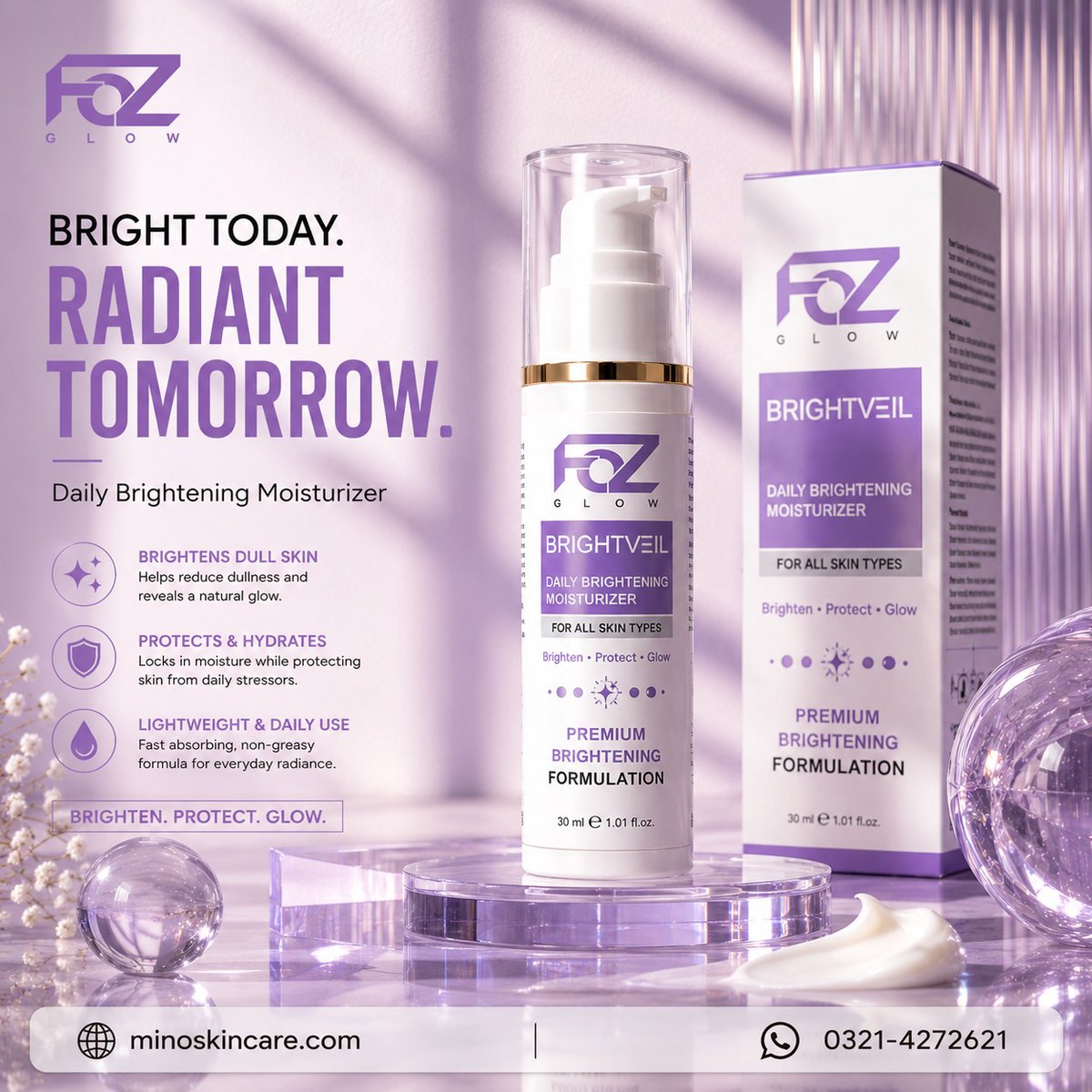 AzaleeOsthloi's tweet photo. Meet FOZ BrightVeil™ Advanced Brightening Cream, crafted to hydrate, nourish and support a brighter-looking complexion. With Alpha Arbutin, Kojic Acid Dipalmitate, Vitamin C, Niacinamide and Glutathione. Shop via DM. https://t.co/CvG6V6sGFU