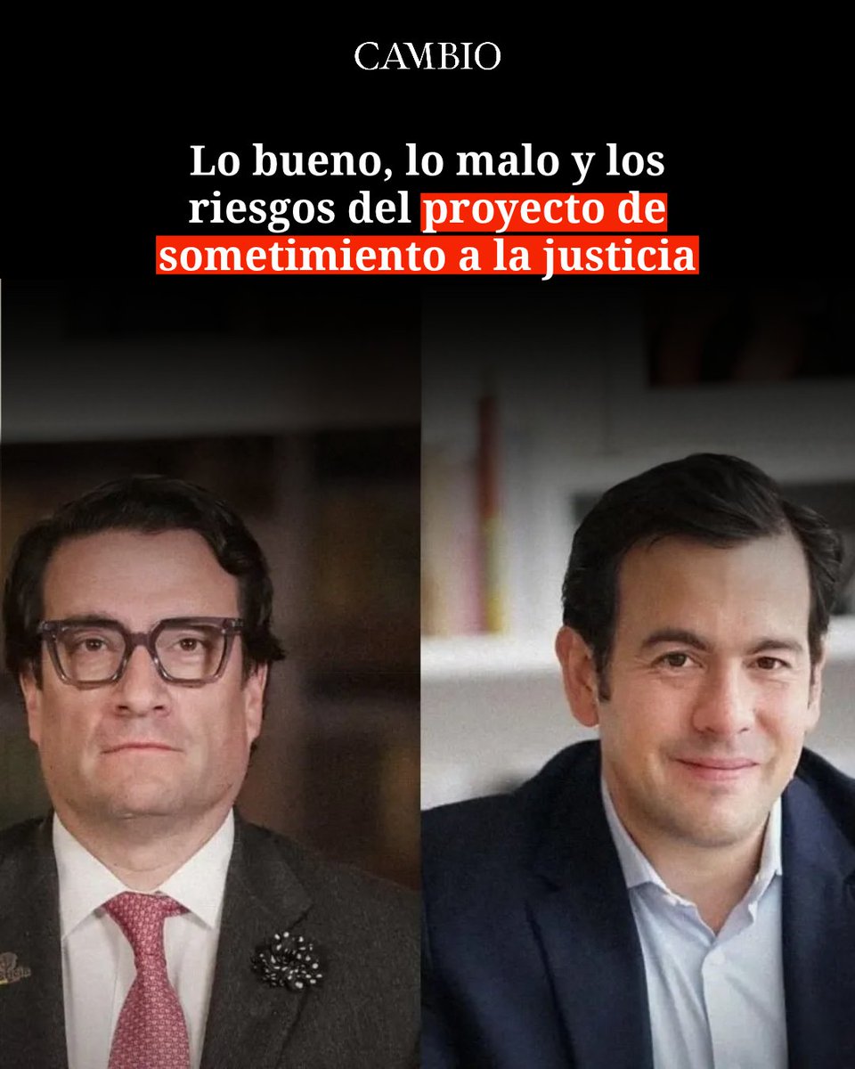 estoescambio's tweet photo. ⚖️ Los ministros de Justicia, Iván Cancino, y del Interior, Rodrigo Lara, afinan una estrategia legal contra las estructuras armadas organizadas. Mientras el presidente De la Espriella lidera las operaciones en terreno, el Gobierno prepara nuevas herramientas para enfrentar a estos grupos.

Conozca en qué consiste la estrategia. 👇
https://t.co/XaFSWgAt3z