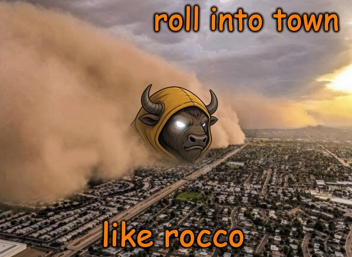 RoccobullboTTom's tweet photo. $ROCCO just rolled into town 💨 https://t.co/DNuMaawB1c