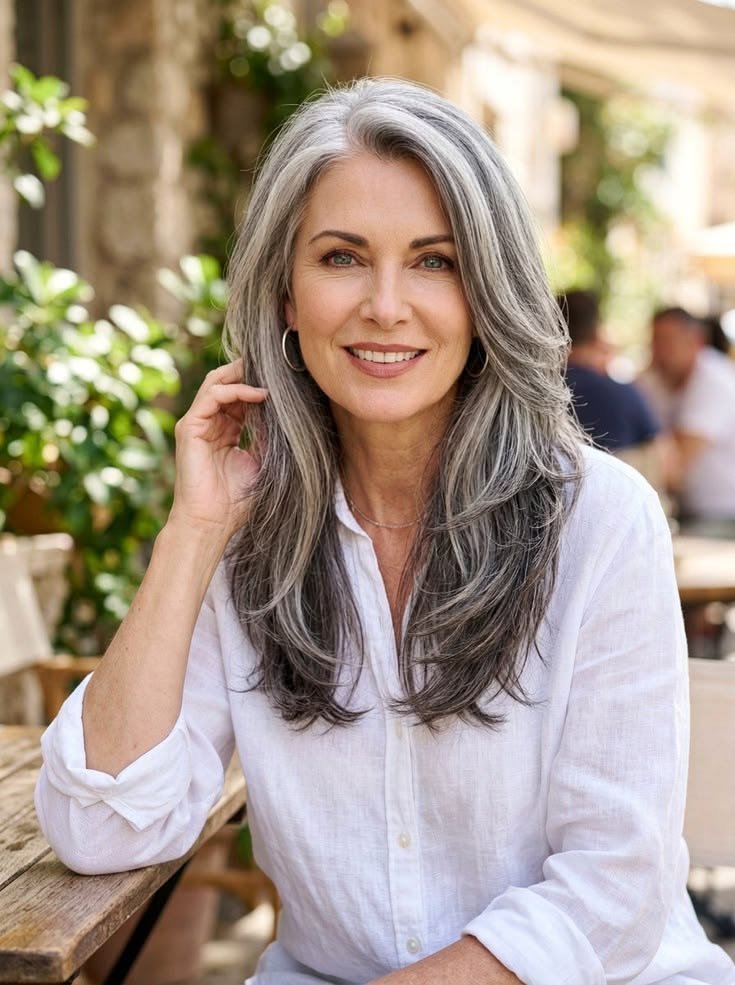 Jennifer7lw's tweet photo. I'm 60 today and this is me. No makeup, no filter, no dye, no filler, no lashes nothing just me. I think 60 isn't to bad. https://t.co/lr0QYOGZlx