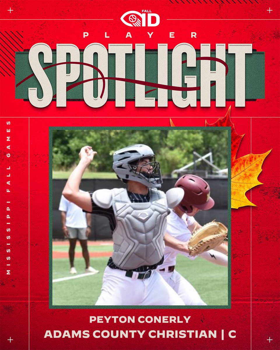 PrepBaseballMS's tweet photo. #𝐌𝐒𝐅𝐚𝐥𝐥𝐆𝐚𝐦𝐞𝐬𝟐𝟔: 𝐏𝐥𝐚𝐲𝐞𝐫 𝐒𝐩𝐨𝐭𝐥𝐢𝐠𝐡𝐭 🌟

@PB_Uncommitted '28 C/CINF (@PeytonConerly; Adams County Christian) is set to attend the Mississippi Fall Games on October 18th at Clinton HS.

Don't miss your chance to attend our last showcase + gameplay event of the fall. 🍂

See more ➡️ https://t.co/w9OXZUJduk