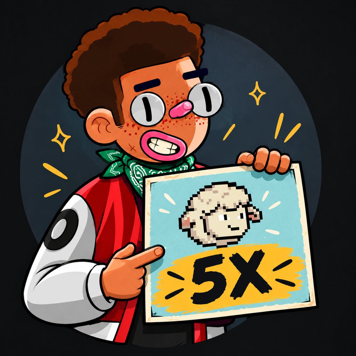 UnPaidNFTintern's tweet photo. Your unpaid NFT intern is back with 5x WL for SheepsOnchain 🐑

A free-mint pixel art collection coming to RobinhoodApp.

To enter: ➜ Follow @SheepsOnchain
➜ Like + RT this post
➜ Comment your wallet address below

5 winners. 5 WL spots.

Let’s see who gets lucky.
Good luck, interns.