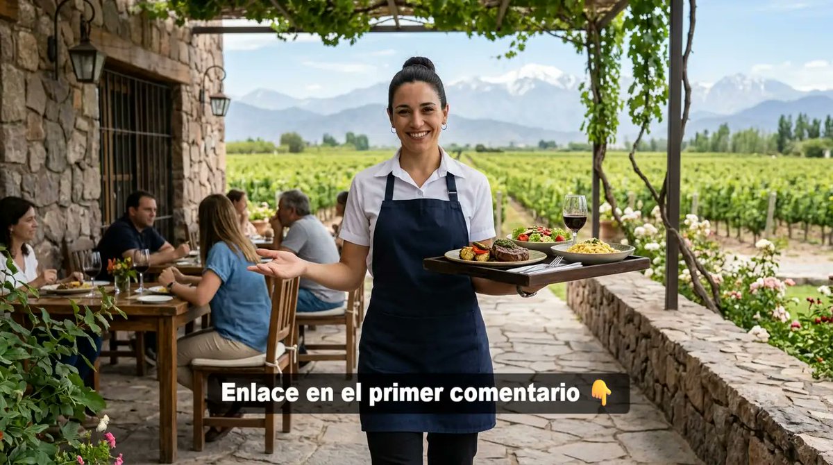 Empleohoy247's tweet photo. Búsqueda gastronómica activa: Camareros Eventuales en Luján de Cuyo, Mendoza 🇦🇷

Servicio en salón, eventos y atención turística en bodega.

👉 Detalles y postulación en el PRIMER COMENTARIO 👇

#Argentina #Mendoza #Gastronomia #Empleo https://t.co/j92WoRS3JH