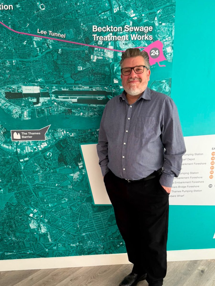 JamesAsser's tweet photo. I met with Tideaway which has been a massive project to improve the sewage systems and clean up the river. 

It has had a big impact on our constituency through its connection to Beckton sewage treatment works. https://t.co/e10JnGoVOh