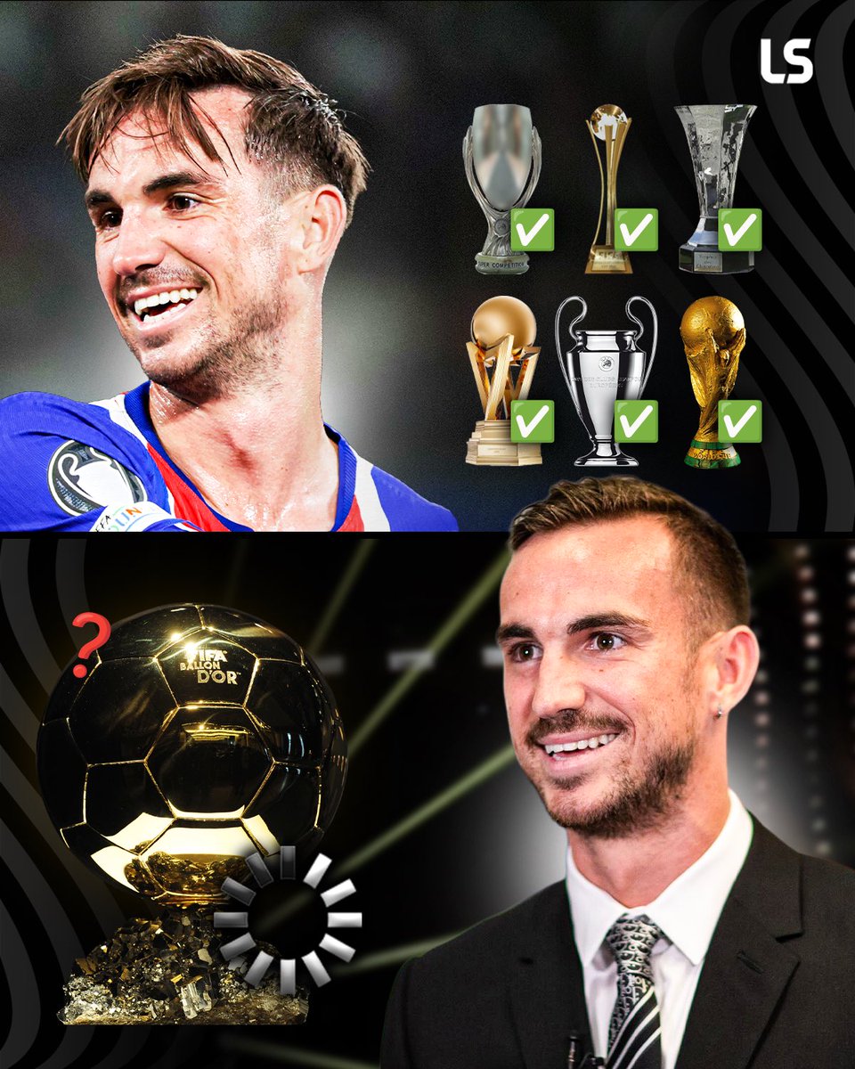 livescore's tweet photo. Fabian Ruiz backs 𝙝𝙞𝙢𝙨𝙚𝙡𝙛 to win the Ballon d’Or, claiming no one has won more trophies than him 👀🏆

Do you think he deserves the award? 🤔 https://t.co/jRiTgB1liN