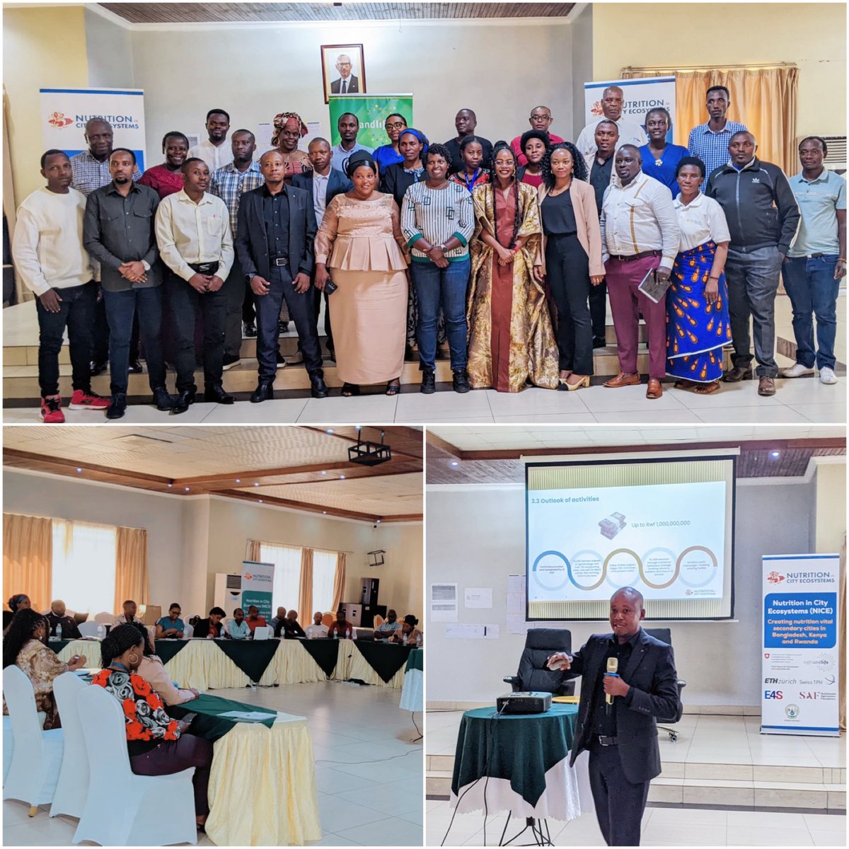 SightandLife's tweet photo. Food Systems Peer Learning Session in Karongi District, Rwanda. 🇷🇼

Last week ,Mr. Straton Habumugisha, the Senior Manager , Food Systems at @SightandLife Rwanda, facilitated a Food Systems Platform Peer Learning Session under the NICE (Nutrition in City Ecosystems) Project. 

The session brought together food systems stakeholders to share experiences, exchange knowledge, and explore practical solutions for building food systems that are more nutrition-inclusive, climate-resilient and sustainable. 

The learning sessions are key to advance knowledge-sharing through collective action, strengthening local food systems and creating healthier, more resilient communities. 

@SwissTPH | @ETH_en | @E4S_Center | @Susagfoundation 
 
#NICENutrition #UrbanNutrition #FoodSystems #Nutrition #ClimateResilience
