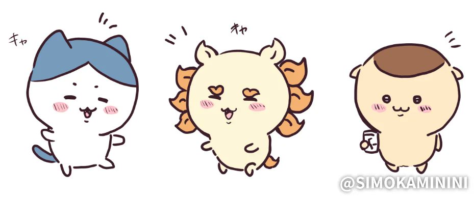 simokaminini's tweet photo. 福の神組
#ちいかわファンアートㅤ https://t.co/KZJBv3AucH