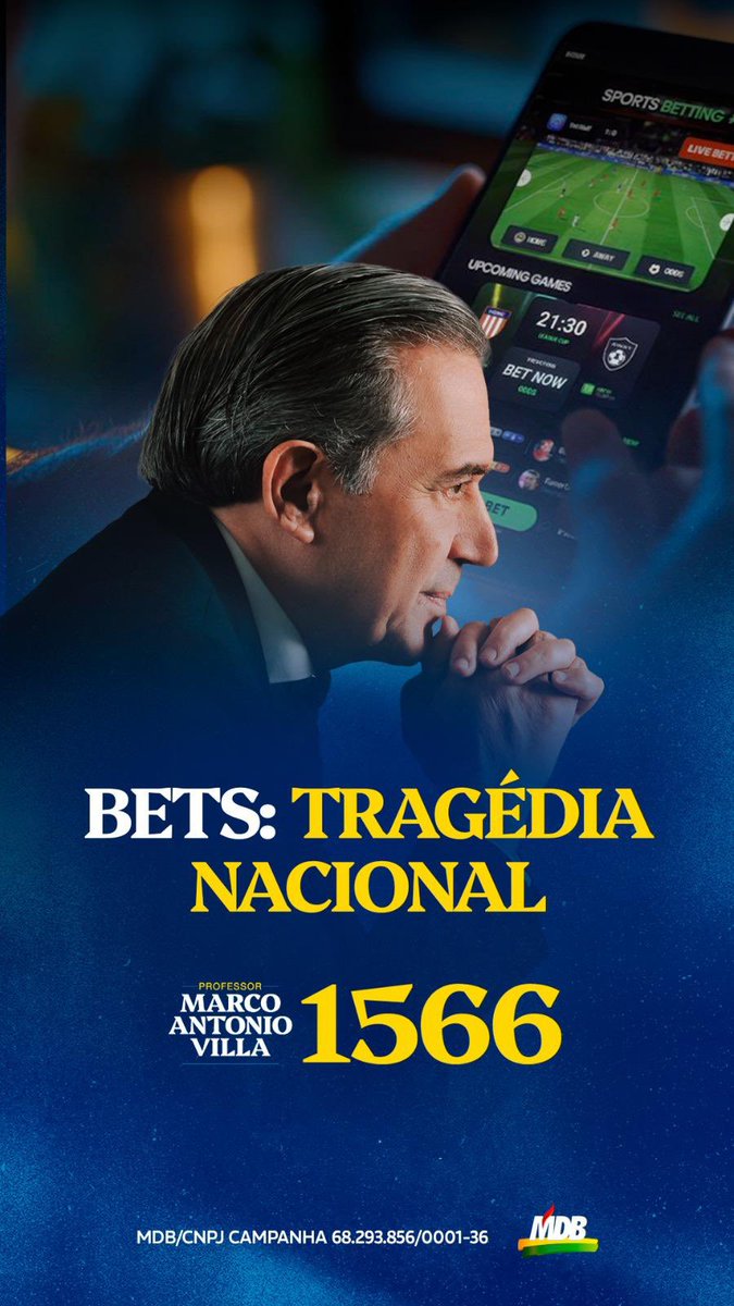 VillaMarcovilla's tweet photo. BETS: Uma tragédia nacional que abala e destrói as famílias brasileiras.
Dinheiro para poucos e tragédia para muitos!  #marcoantoniovilla #bets #tragedia #deputadofederal #saopaulo https://t.co/waVjiEumTz