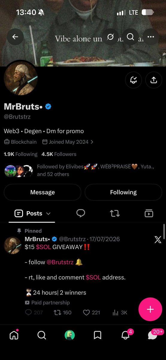 sajad2375's tweet photo. @GonzalitoSNFT @Brutstrz Gl to me 

AYvDVYu7wM22u4CA4ajLsK49t9GcxBkBuUM9QNipzwPG https://t.co/iIQQst58SR