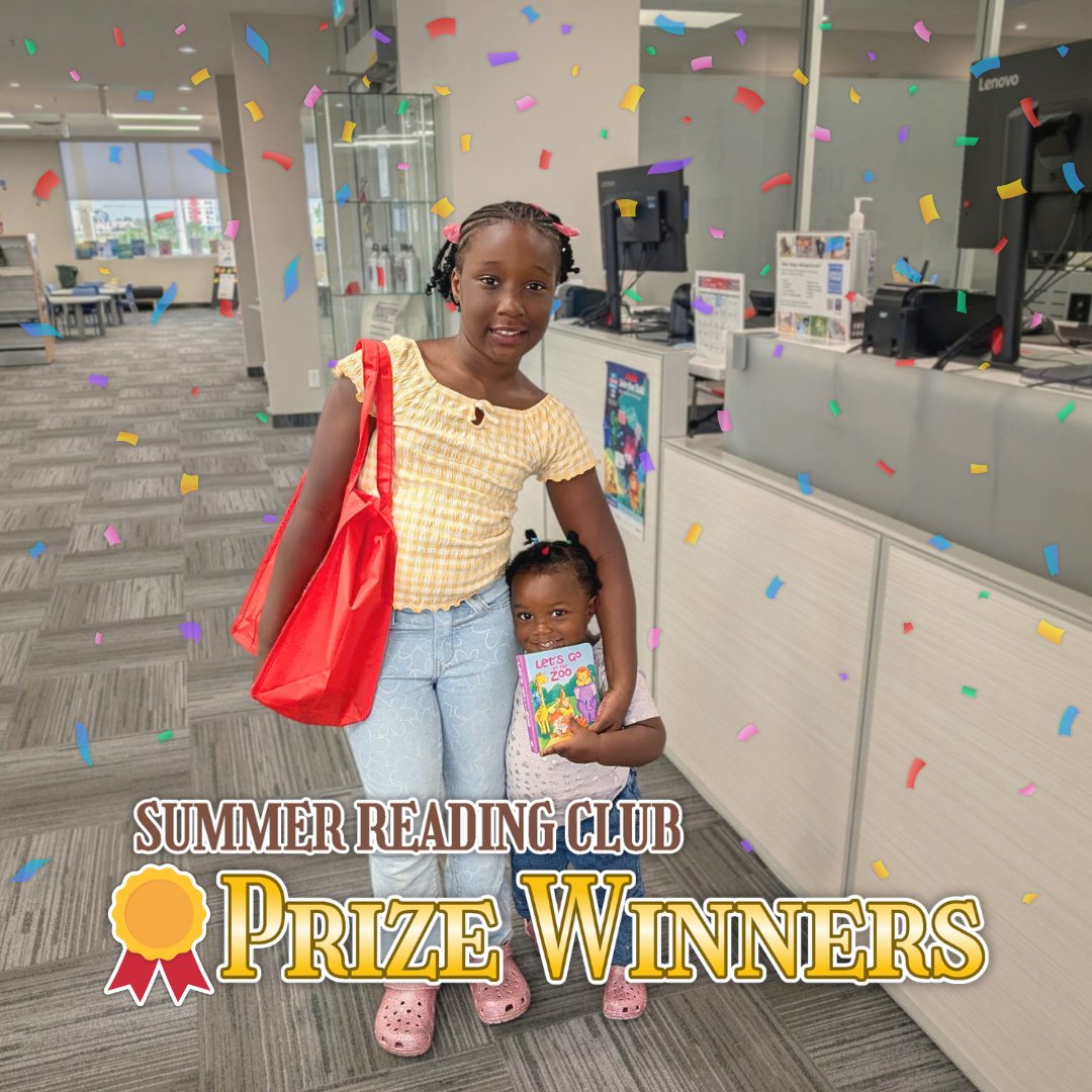BramptonLibrary's tweet photo. We're seeing #summer off with a smile! 💜 Congratulations to those who won prizes and #read this summer! 📚 As they say, maybe the true prize was the #books we read along the way. 🥹 See you again next year?😎

🌟 Special thanks to our sponsors who supported Summer Reading Clubs! https://t.co/Oz7rlWONEm
