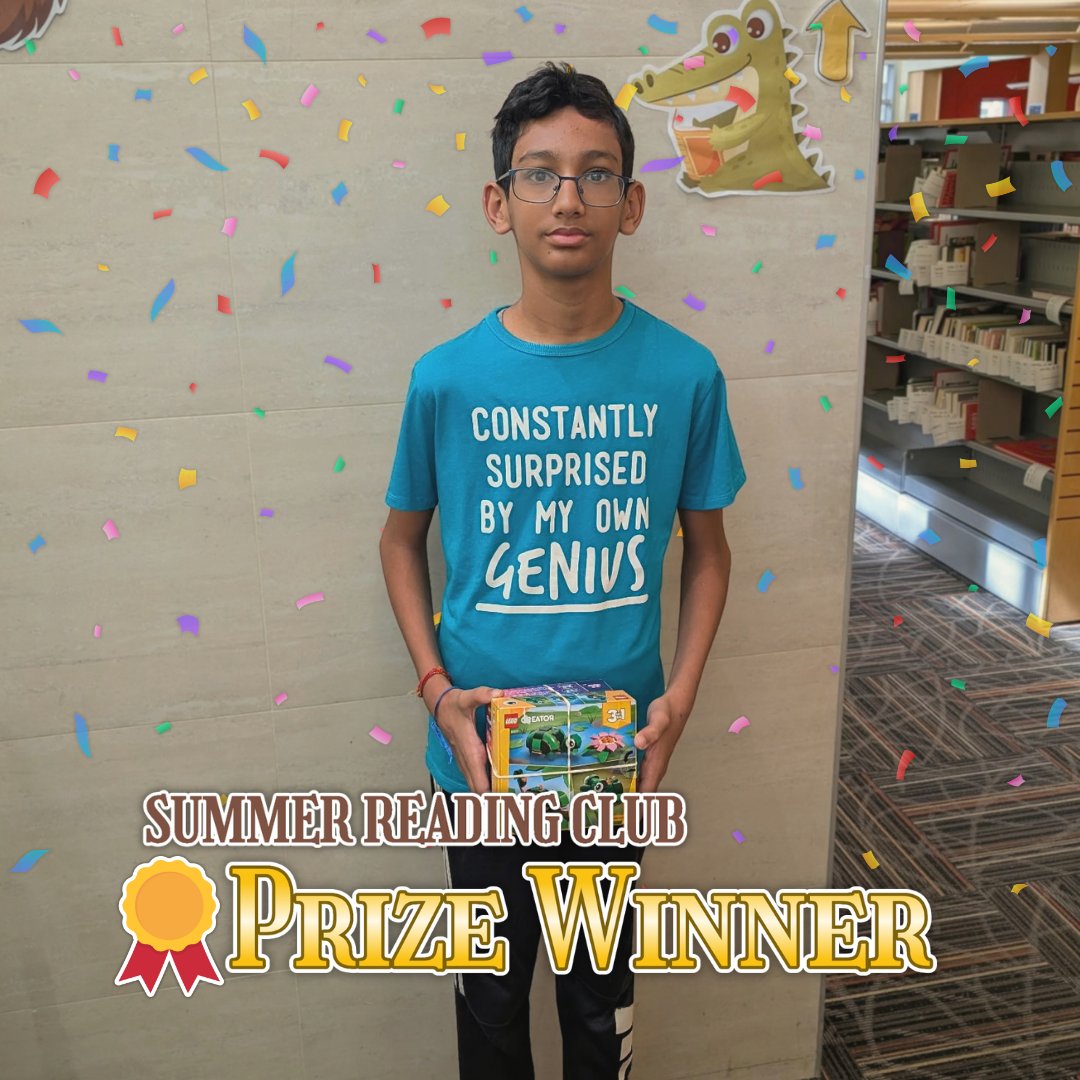 BramptonLibrary's tweet photo. We're seeing #summer off with a smile! 💜 Congratulations to those who won prizes and #read this summer! 📚 As they say, maybe the true prize was the #books we read along the way. 🥹 See you again next year?😎

🌟 Special thanks to our sponsors who supported Summer Reading Clubs! https://t.co/Oz7rlWONEm
