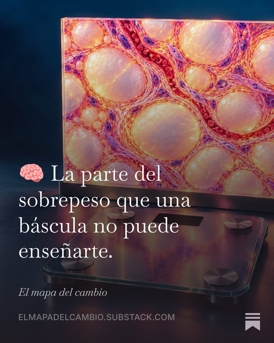 elmapadelcambio's tweet photo. ¿Cuánta grasa hay? 
¿Dónde se almacena? 
¿Qué está ocurriendo en ese tejido? 
¿Cómo repercute en el organismo? 
Son preguntas distintas. 
Responder a la primera no resuelve las otras tres, por mucho que una cifra nos dé sensación de tenerlo todo bajo control. https://t.co/nAdk3b1VOz