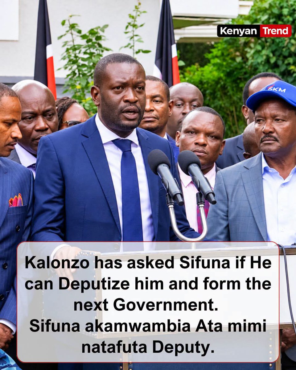 NaekuMercy's tweet photo. It’s boiling nicely! 
Kalonzo deputising Sifuna? Over his dead body! With one political bullet left in the chamber, you think he’s using it to play Number 2? Chesaa! https://t.co/hL7wU5HsWd
