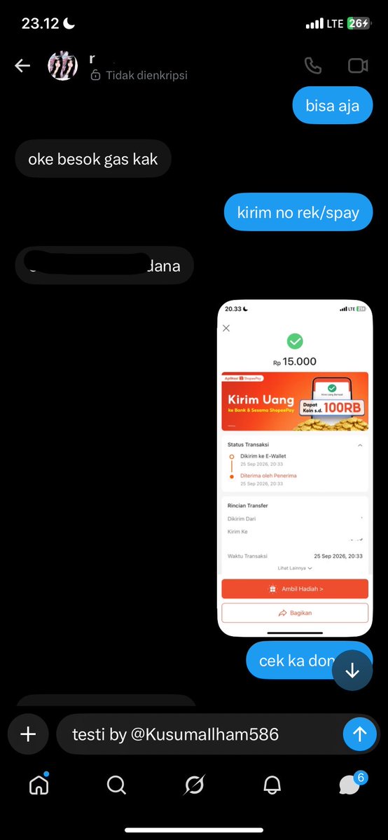 KusumaIlham586's tweet photo. yok yg mau job receh lg ngerjain 5-10 menitan kelar langsung pay dm ya, nampung akun carouseII,Iinked In,Tlnder yg mau dijual juga tawarin aja #zonauangㅤ #zonajajan #freelance #loker #jobreceh https://t.co/hcApkDf83y
