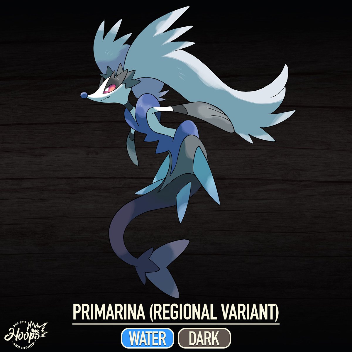 HoopsVGM's tweet photo. Who you taking, Ghost type banshee Primarina, or punk rock Dark type Primarina? 🤔👀

Artwork by @RGreywind ! https://t.co/WEgKARggdS