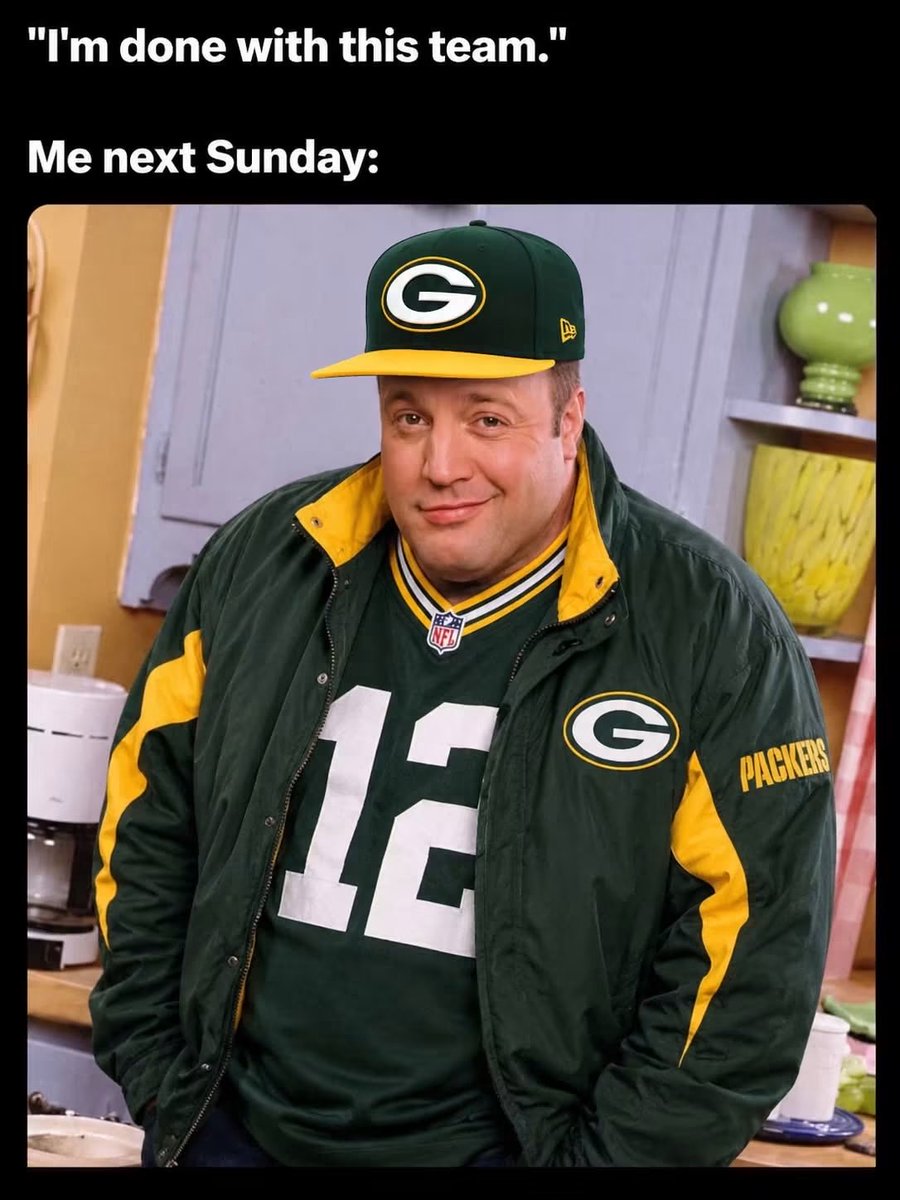 PackersRunNFC's tweet photo. How I feel waking up after watching that Packers vs Falcons game: https://t.co/YU5TVreh91