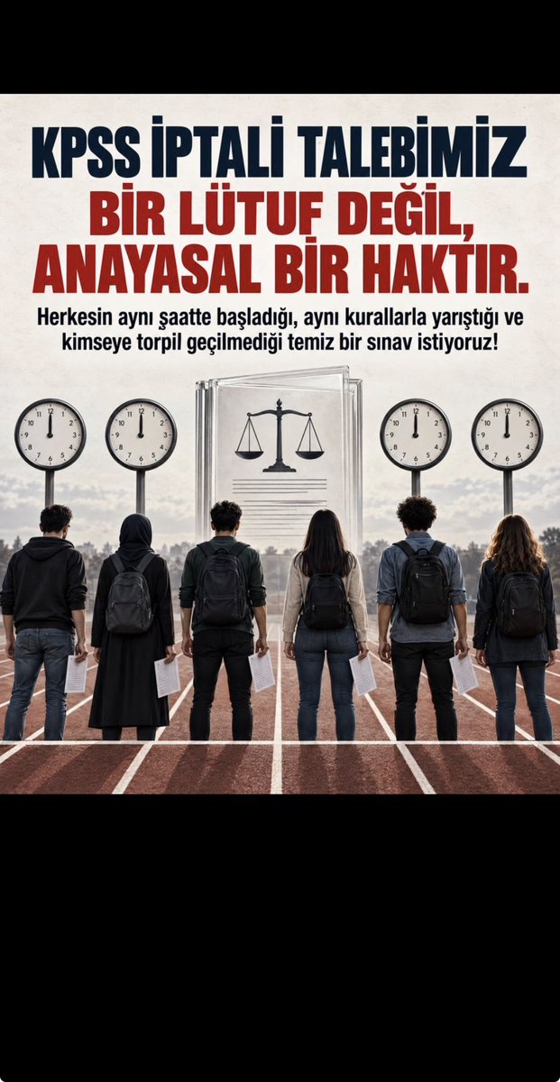 Gkhan5506's tweet photo. Sadece kendi geleceğimiz için değil, kamuda liyakatli hizmetin verilmesi için de KPSSde Adalet mücadelesini sürdürüyoruz. https://t.co/5noG77MrbH