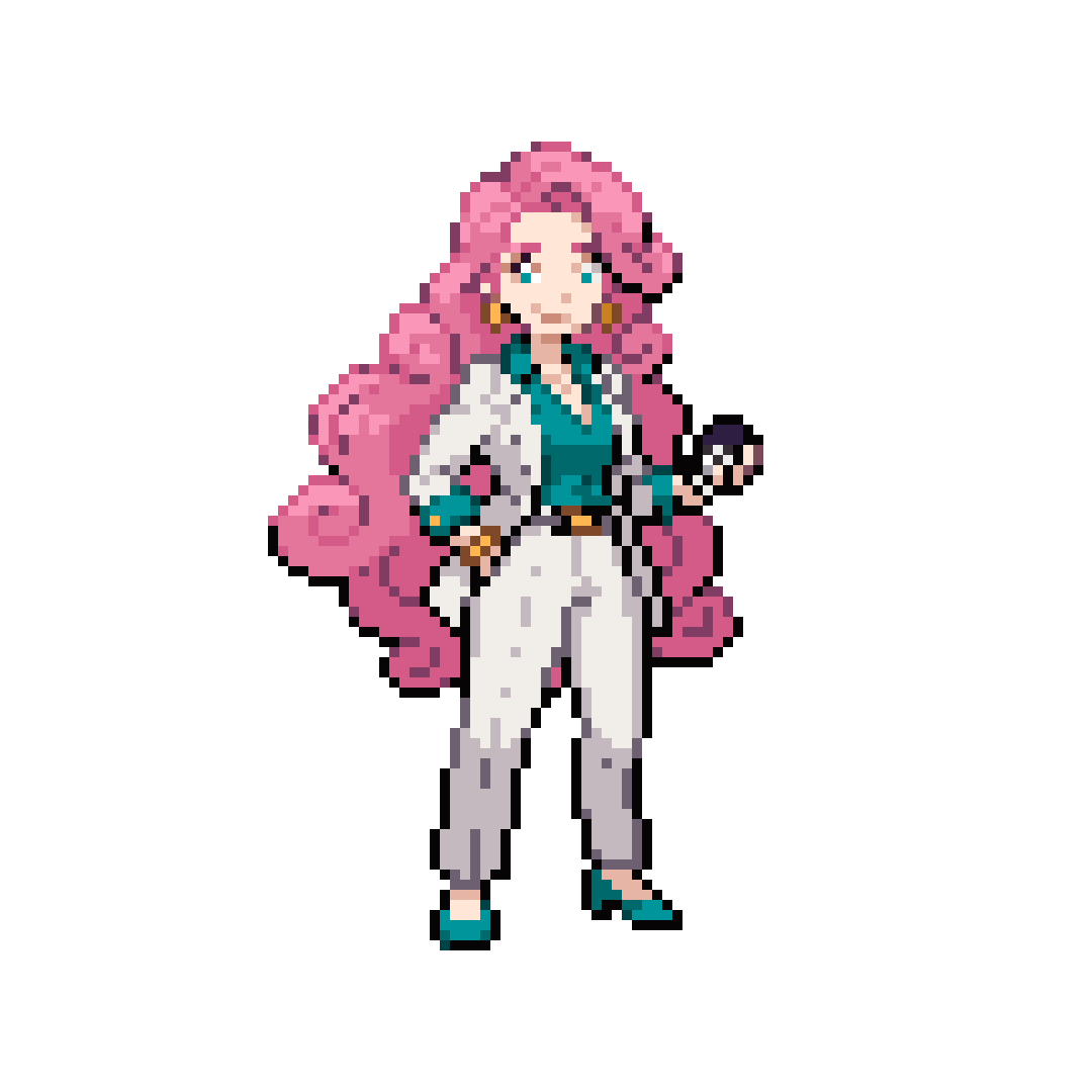 NOROCI2's tweet photo. What would Melia from #pokemonz look like in the modern era?

I had this thought and decided to make a sprite based on it. https://t.co/pGXtVGSY4X