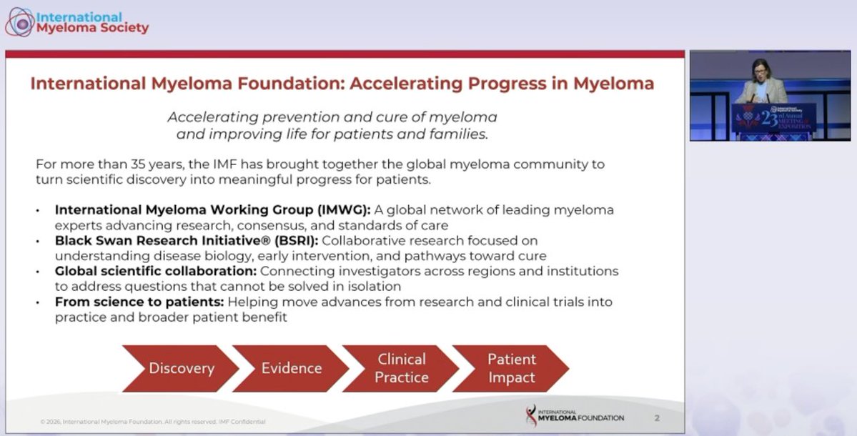 Tracy King (@MMKingT) — #IMS26 — conference slide