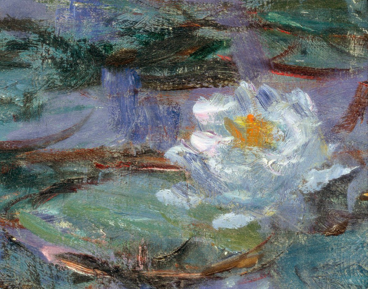allontanarsio's tweet photo. Claude Monet's Water Lilies painting details https://t.co/P3QTP9F0qJ
