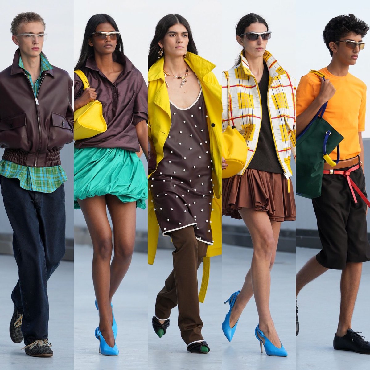 rebecamaccise's tweet photo. La nueva era de Moschino SS27 por Simone Rizzo y Loris Messina #mfw https://t.co/hRWqVPfDV2