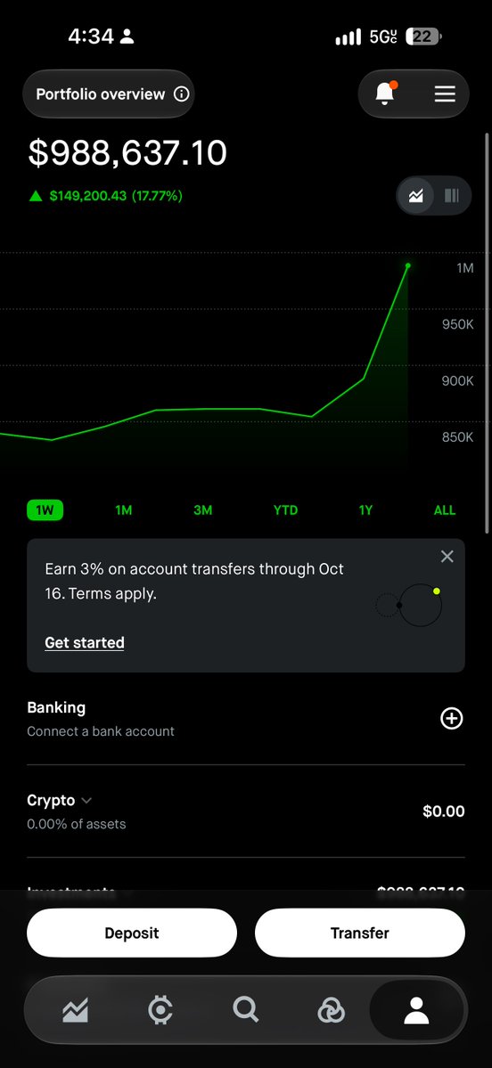 OptionsBuffett's tweet photo. I made +$149,200.43 this week, I’ll give someone who likes post $1,000 https://t.co/sJYqHuNfte