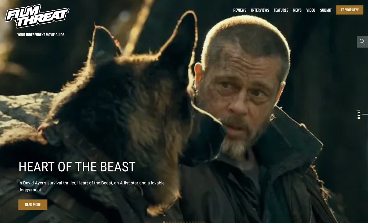 FilmThreat's tweet photo. “As Odin regains his strength, James calculates that the nearest sign of civilization is a highway 58 miles away.” Alan Ng gets right to the Heart Of The Beast.
https://t.co/eLHGs6r00s #Drama #Adventure #HeartOfTheBeast https://t.co/w84tARyfdm