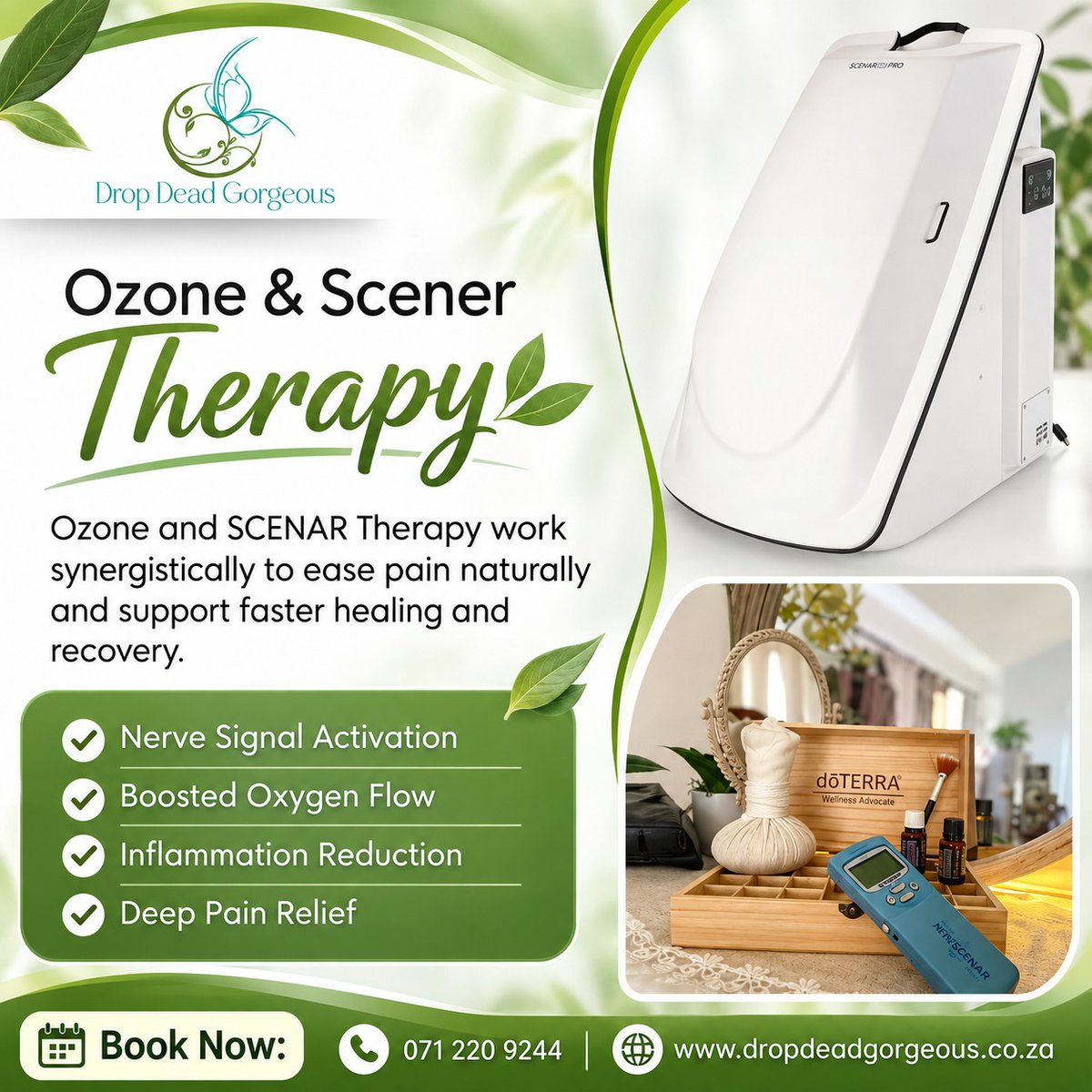 LizethPelcher's tweet photo. Ozone and SCENAR Therapy offer a gentle, holistic approach to relaxation, recovery and wellbeing. Support your body’s natural processes and feel relaxed, refreshed and rebalanced. Book today: 071 220 9244. https://t.co/igy6zkbrqD
