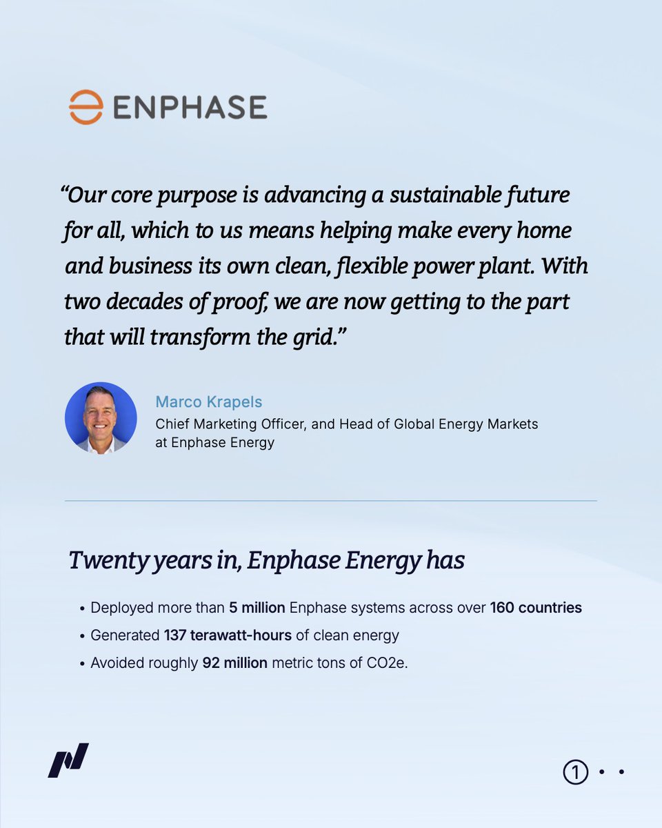 NasdaqExchange's tweet photo. The home of the world's most innovative companies. 

This Climate Week, meet some of the Nasdaq-listed leaders turning transformative technology into a sustainable future — @Enphase, @USARareEarth, and @Rivian. Nasdaq is proud to celebrate innovation that moves the world forward. https://t.co/XCej6y3OT9