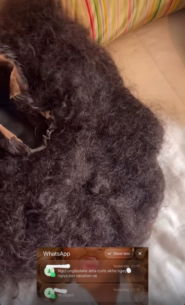 Priscill_Thato's tweet photo. This is why I don't lend my wigs out. Hayibo 😭😭 https://t.co/GkG85Rz9lr