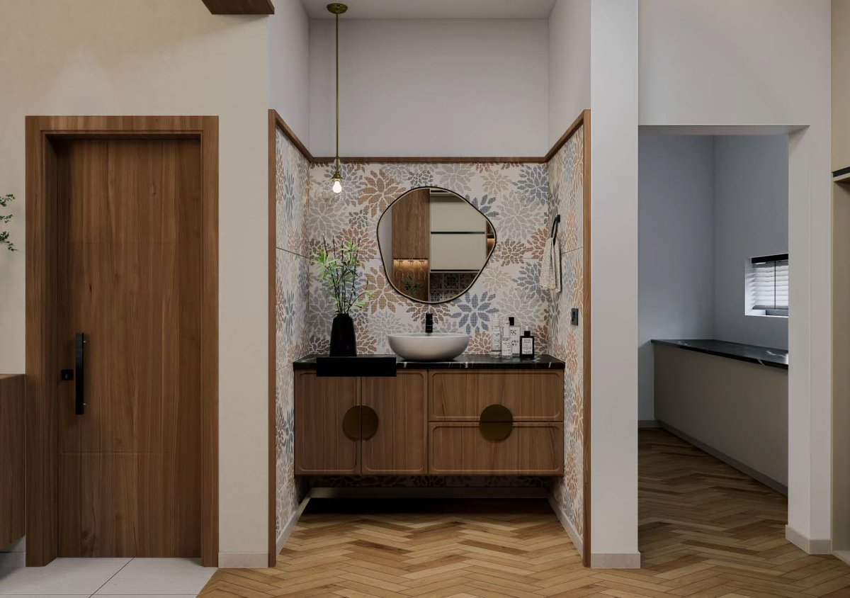 GilmaDicker5's tweet photo. Warm wood tones, soft textures, and elegant details unite to create a beautifully cohesive home interior. https://t.co/KrKBiNcLIh