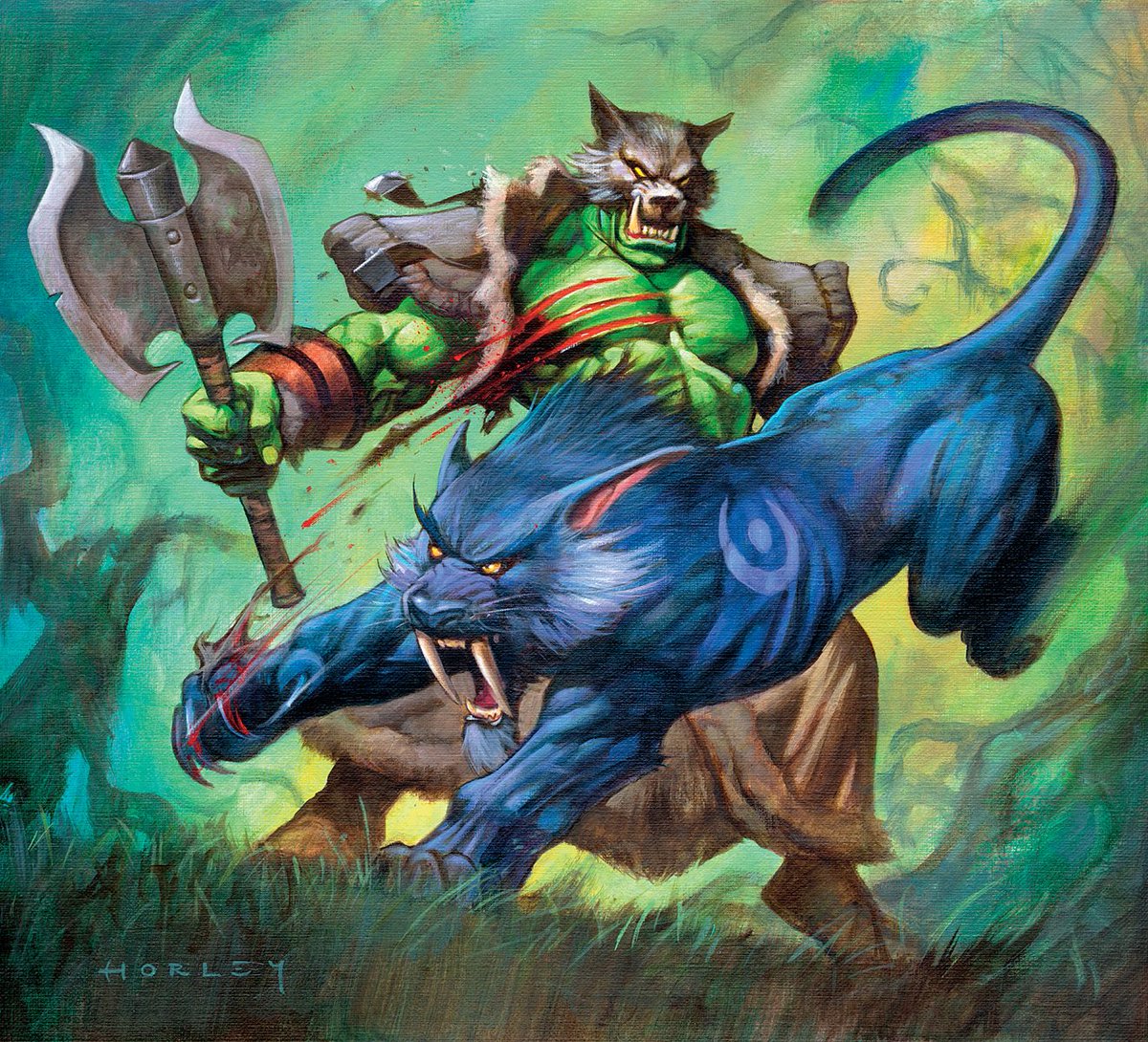 Neasper's tweet photo. By claw, fang and arrow the night elves defend their land https://t.co/2oAdoeR2rF