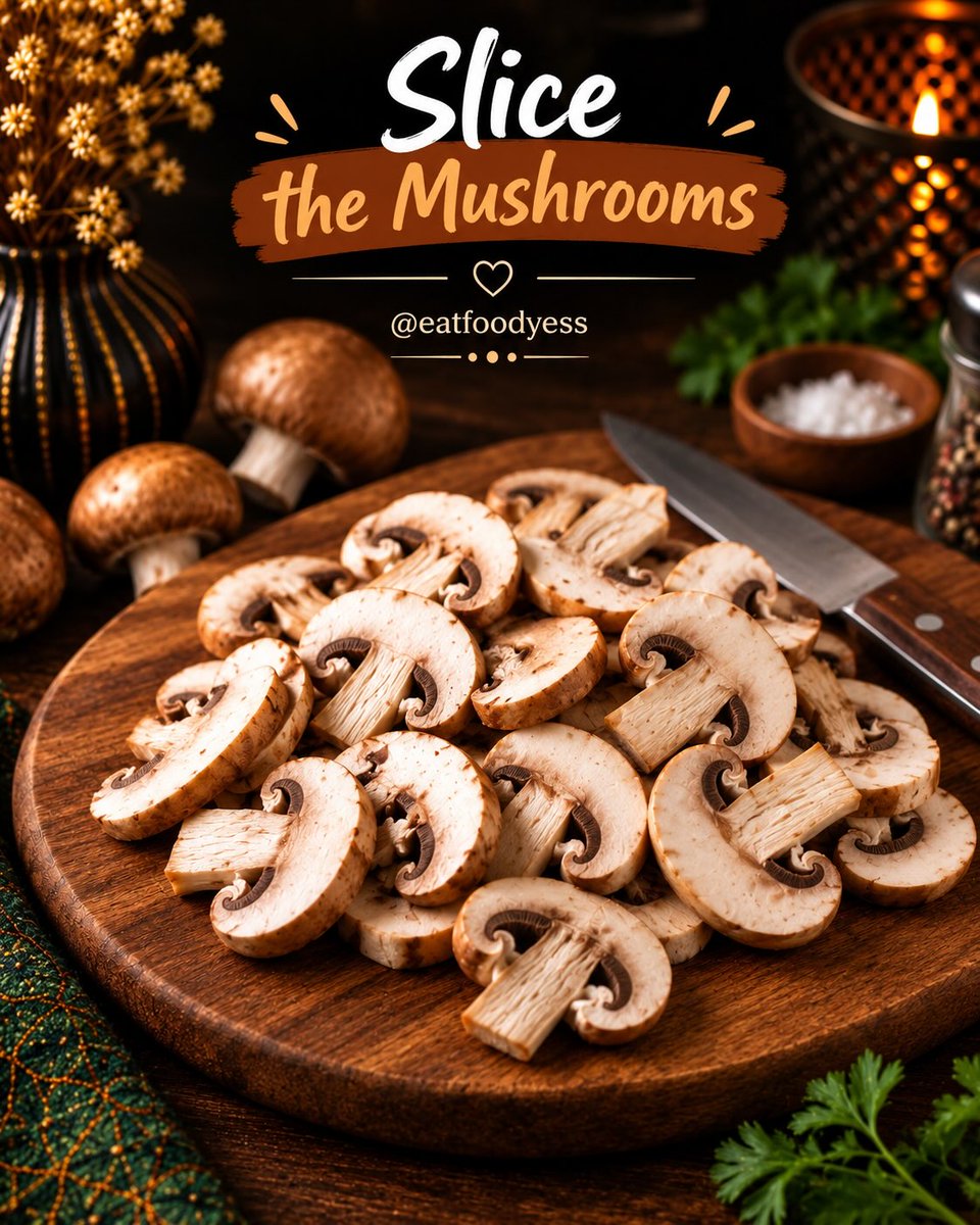 SundayVixkpze's tweet photo. Creamy Mushroom &amp; Spinach Stuffed Sweet Potatoes: Bake sweet potatoes at 425°F for 45–55 minutes. Sauté mushrooms, garlic, spinach, cream, broth, Dijon, Parmesan, and spices. Stuff potatoes, garnish with parsley, and serve warm. https://t.co/BLFmcVgyQN