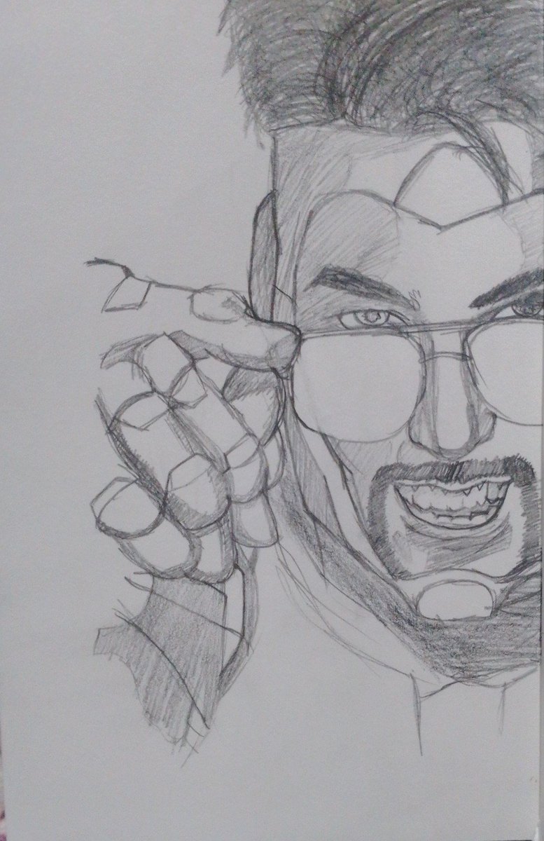 Maha____014's tweet photo. Drew the superior iron man 
#ironman #tonystark
#mcu #matvel #art https://t.co/jlOPk0y99V